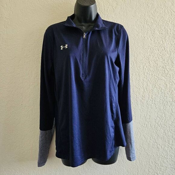 Under Armour Locker Half Zip Loose Fit Pullover - Picture 2 of 8